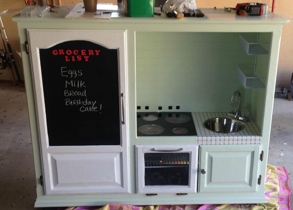 How to Make Kitchen Playset Out of Old Furniture