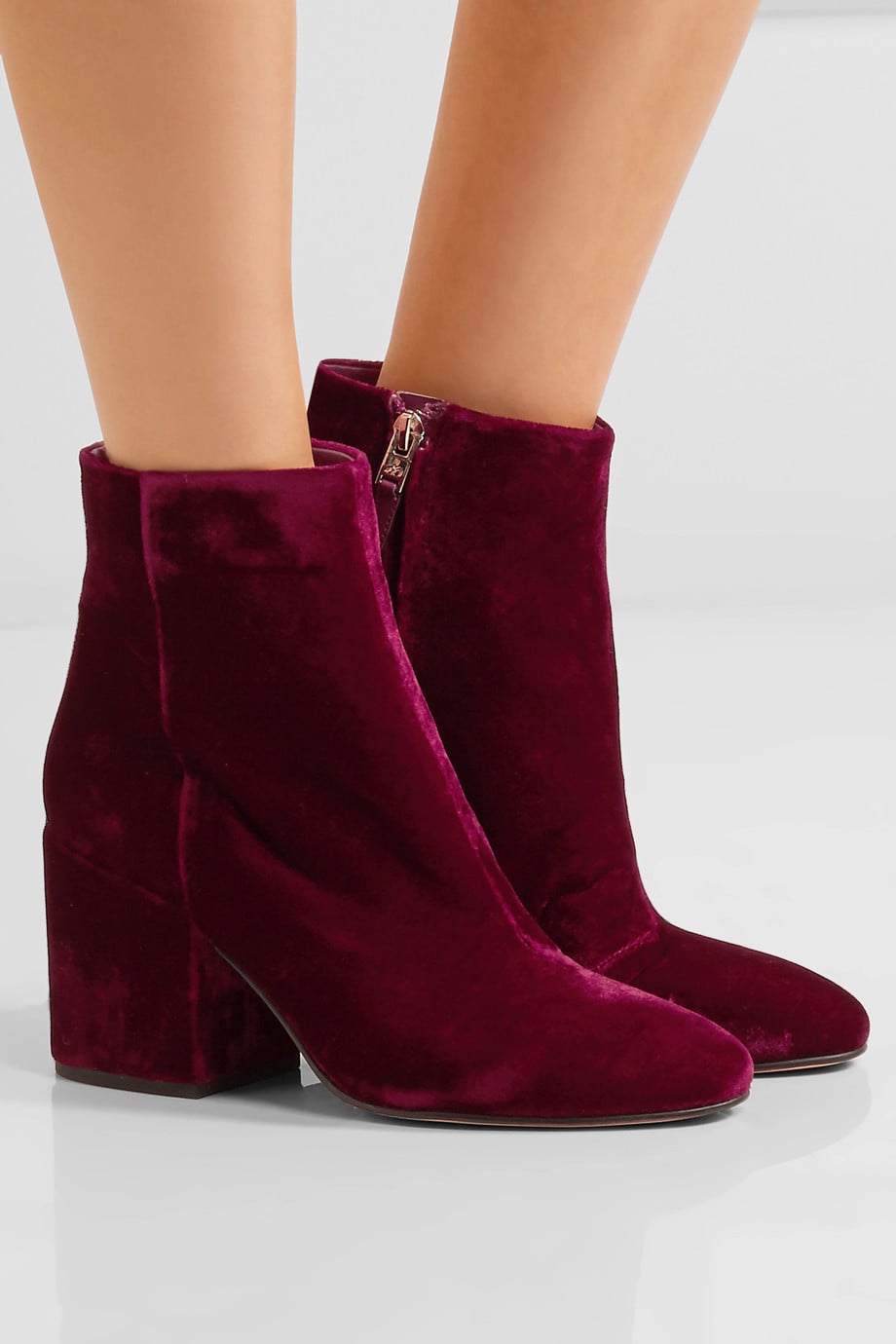 velvet boots