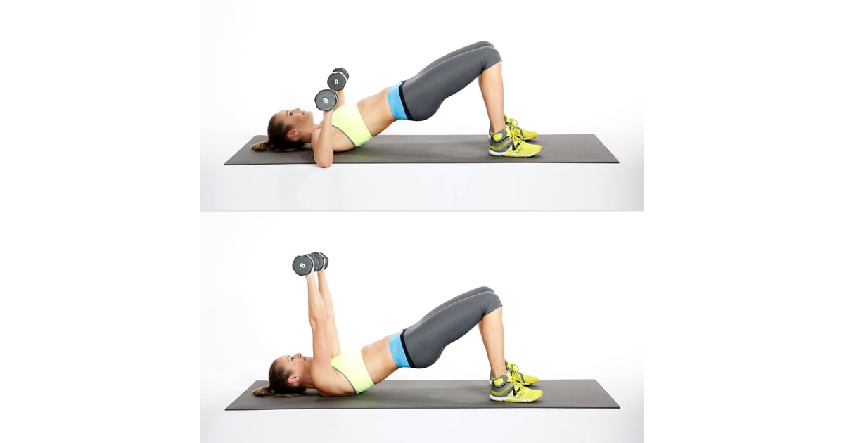 Circuit One: Bridge With Chest Press | Circuit Workout With Weights