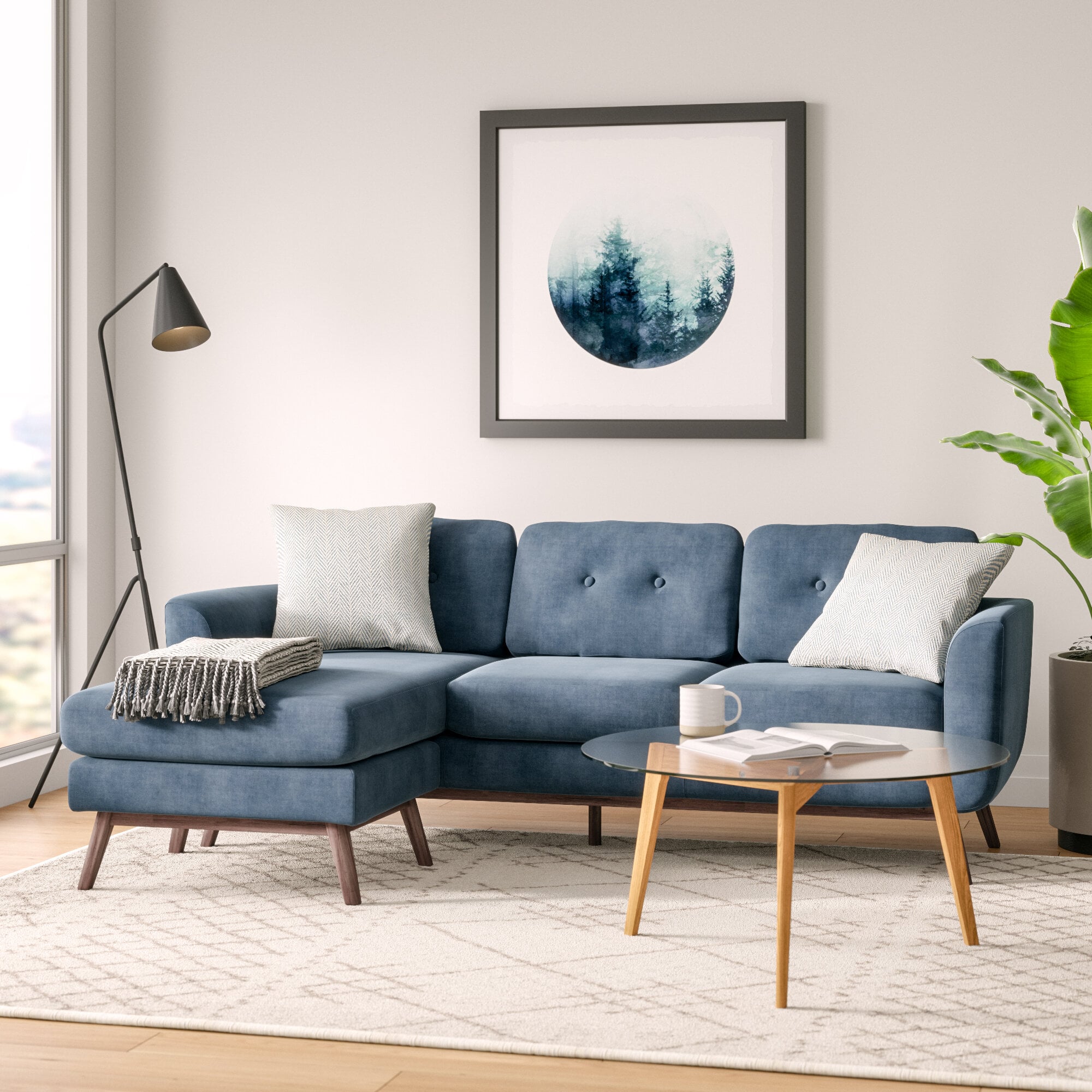 All modern store reversible sectional