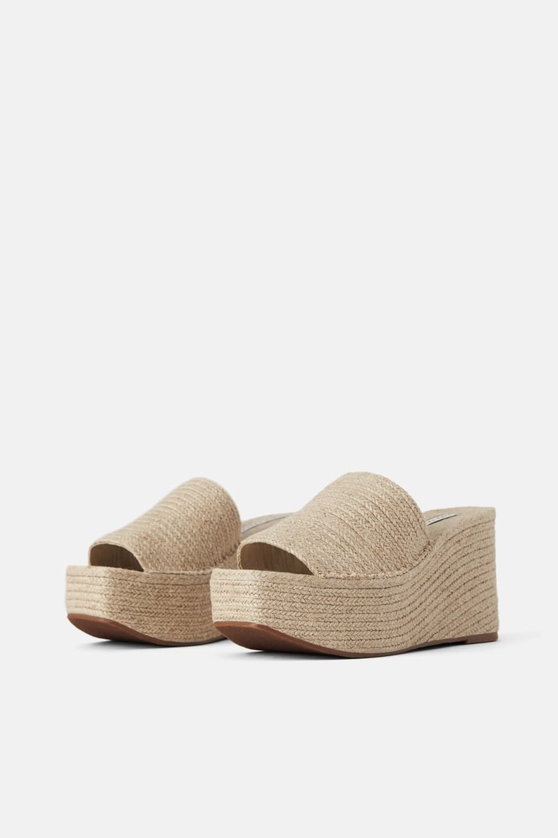 Natural Jute Platform Wedges