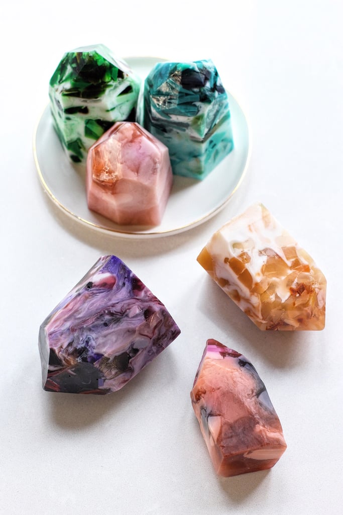 Geode Soaps 30 Best DIY Beauty Gifts You Can Make at Home