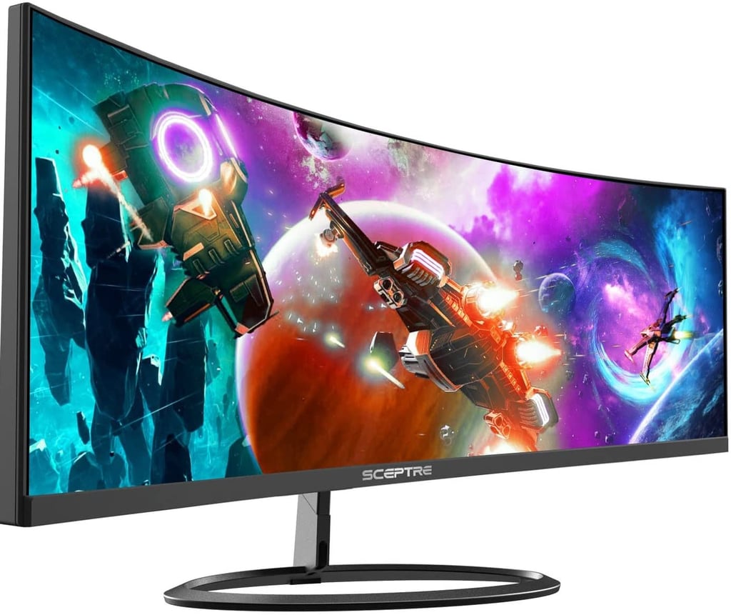 For Gaming: Sceptre Curved Gaming LED Monitor