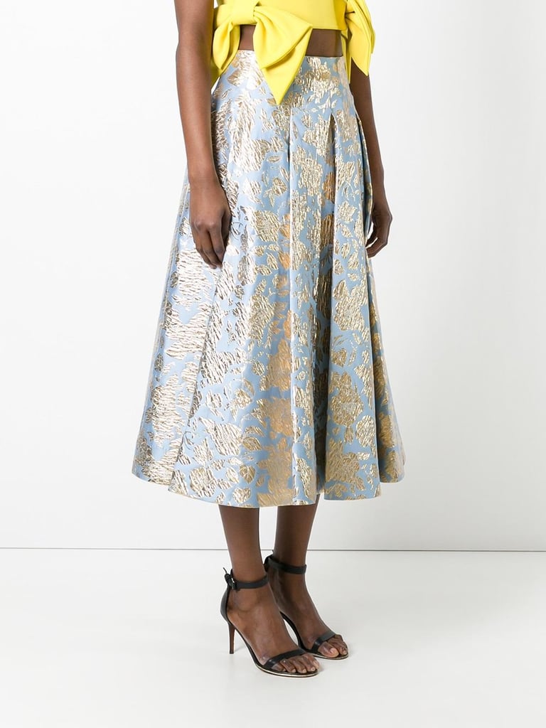 MSGM Floral Print Skirt
