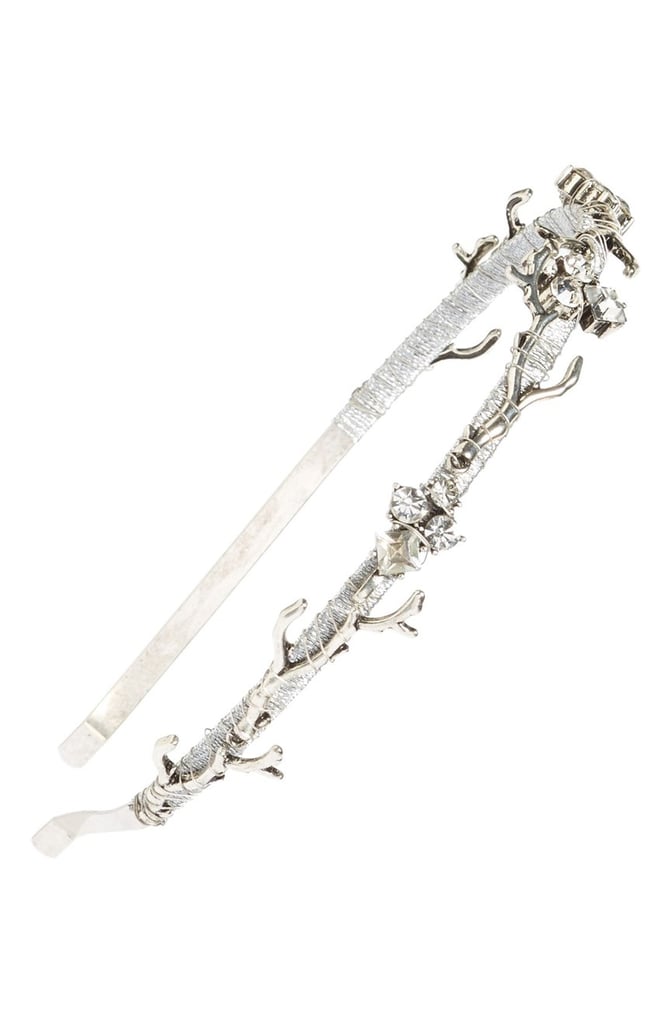 Berry Metallic Twig & Leaf Headband ($28)
