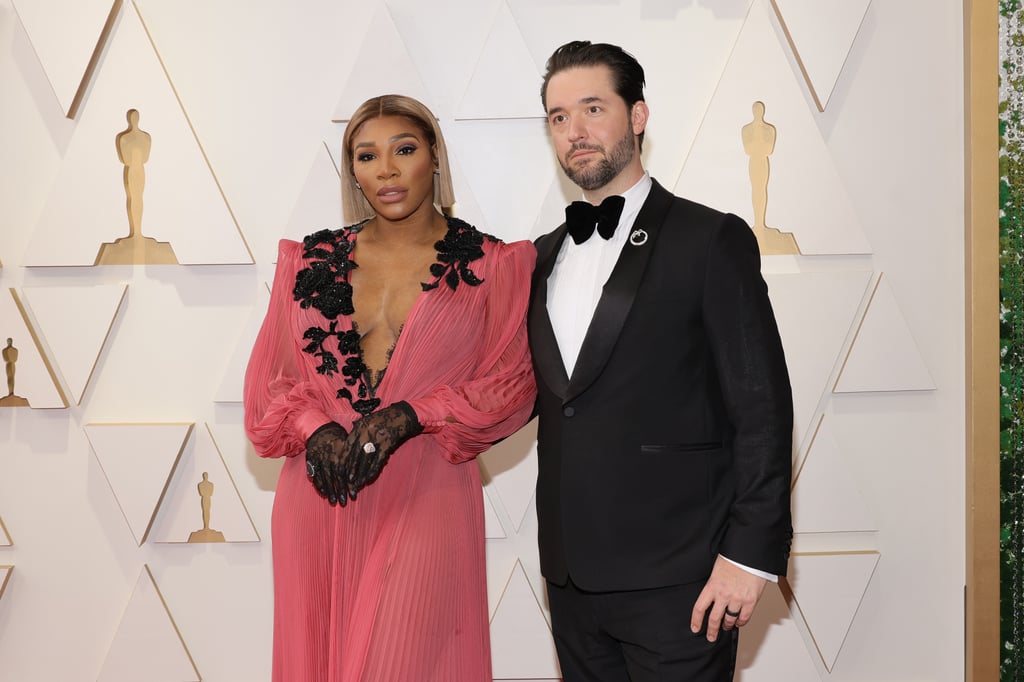 Serena Williams and Alexis Ohanian at the 2022 Oscars