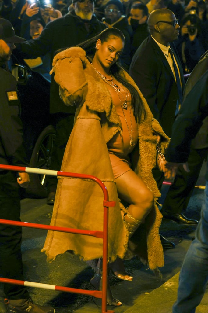 Rihanna Attends Off-White's Autumn 2022 Show During PFW