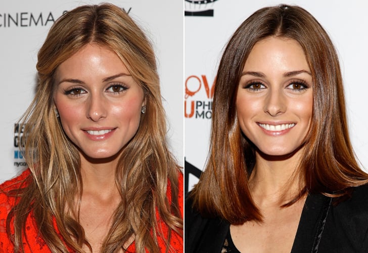 Image of Olivia Palermo with an auburn blunt bob