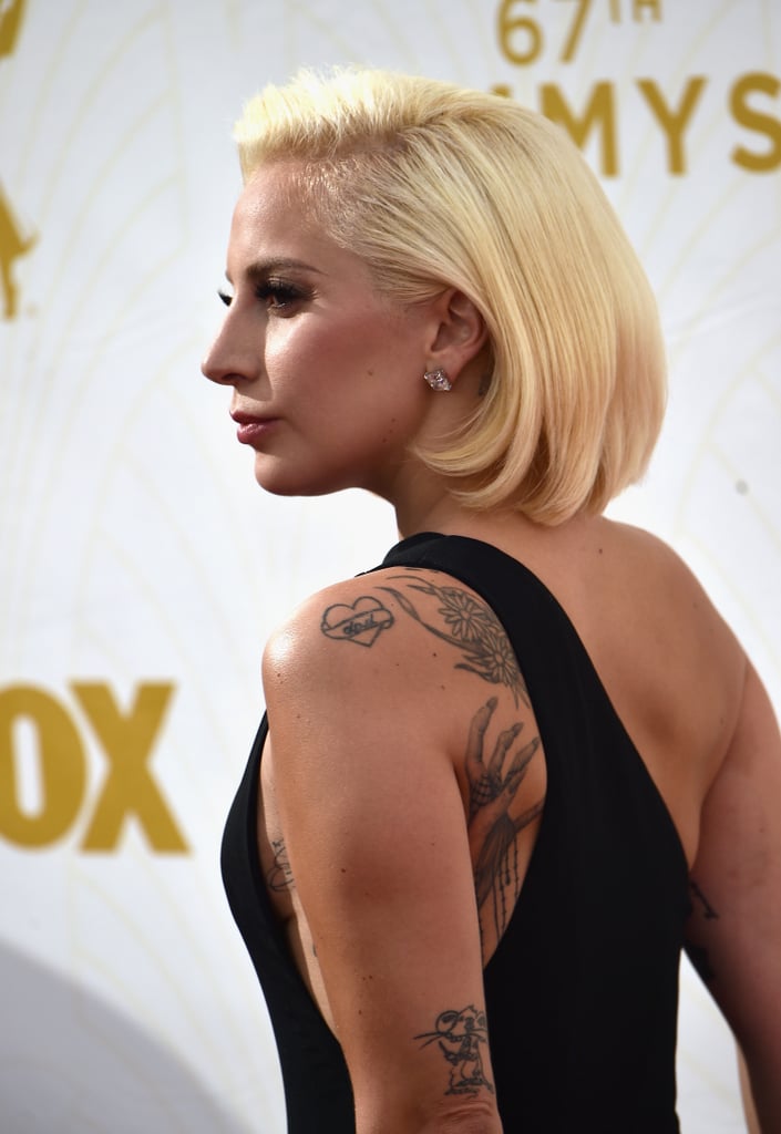 Lady Gaga at the Emmy Awards 2015