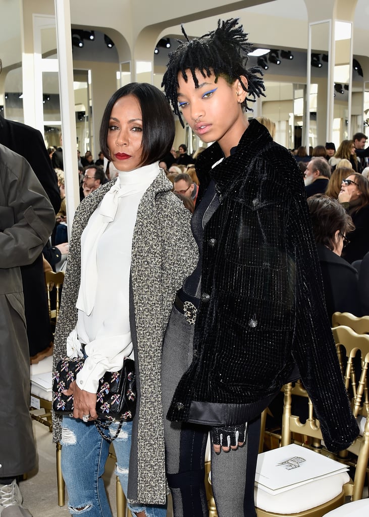 Willow Smith and Jada Pinkett Smith at PFW March 2016