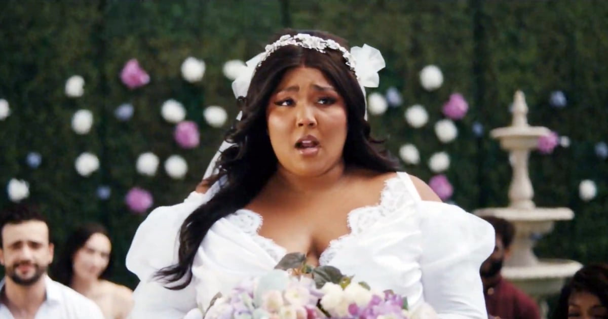 Only Lizzo Could Pull Off a Wedding Dress With Stockings