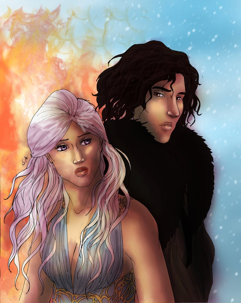 Jon Snow and Daenerys Fan Art