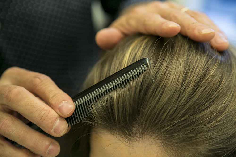 Step Five: Half-Back Hair For the Reception