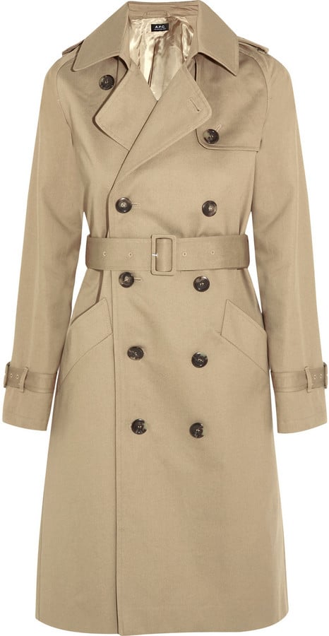 A.P.C. Twill Trench Coat  ($635)
