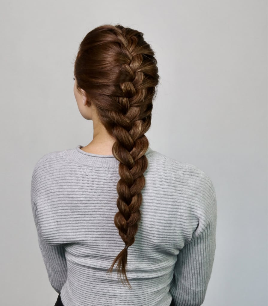 There you have it: the easiest french-braid hairstyle — in just a few steps.