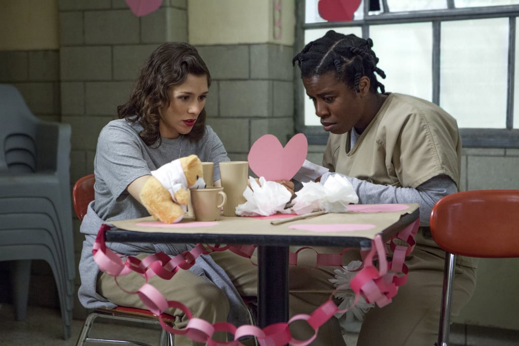 Episode six of season two hits Valentine's Day, so the first half of season two is only about a month long.
