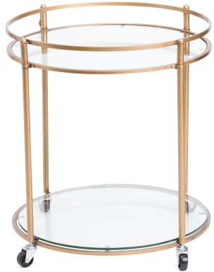 Glass Bar Cart