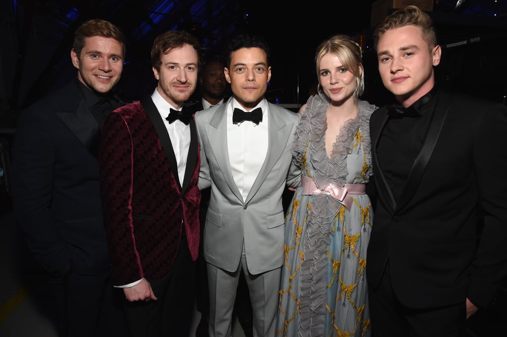 Pictured: Allen Leech, Joseph Mazzello, Rami Malek, Lucy Boynton, and Ben Hardy