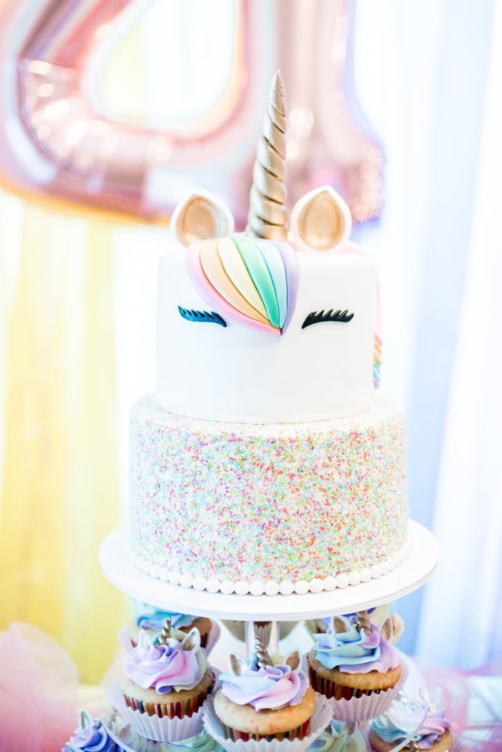 unicorn baby shower cake