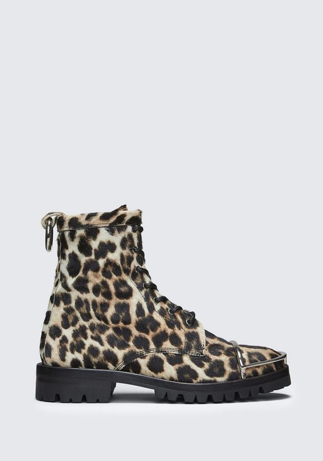 Alexander wang leopard boots shop