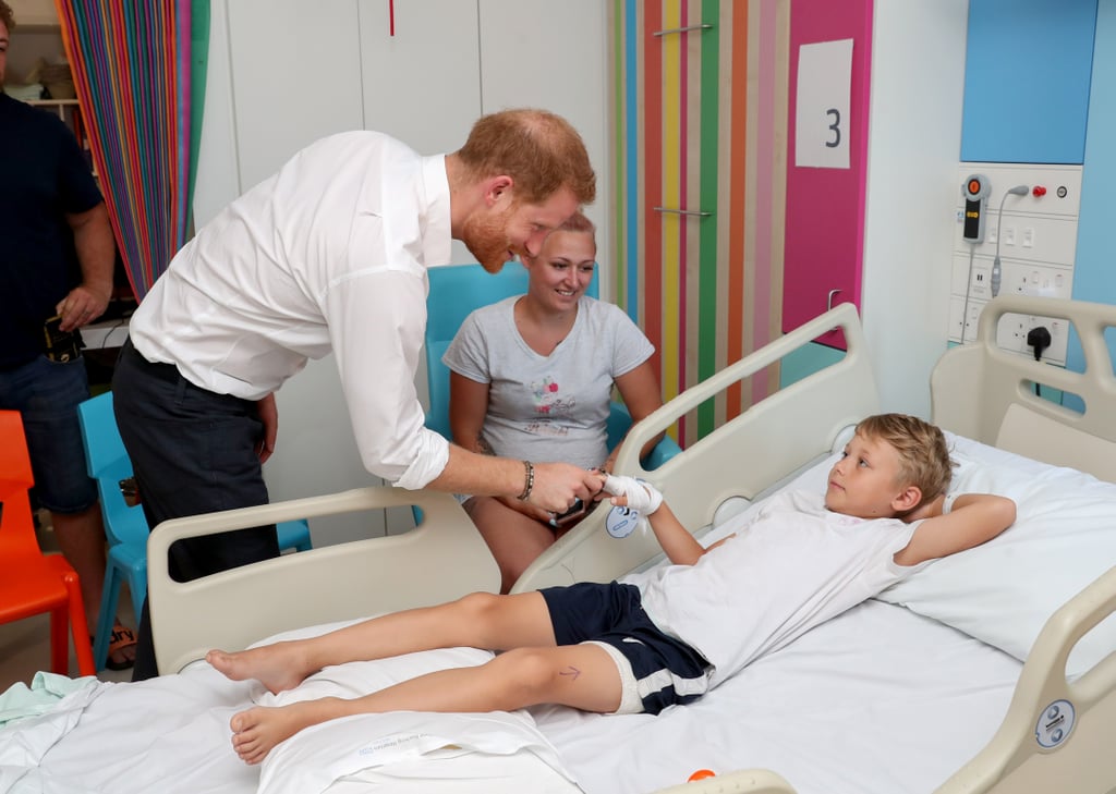 Prince Harry at Sheffield Children’s Hospital July 2019