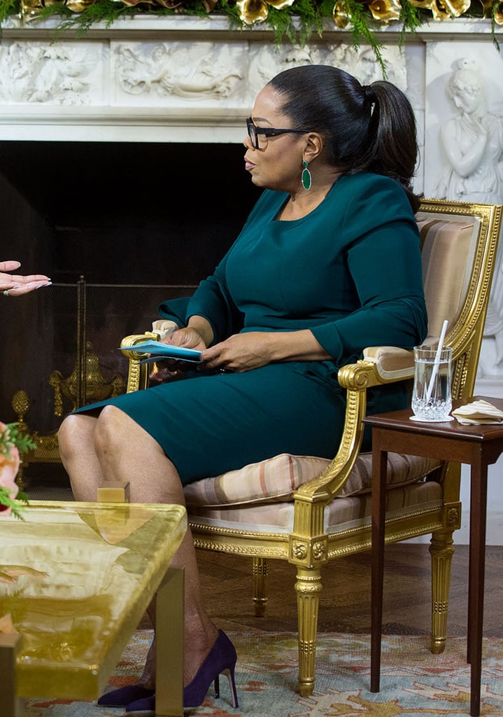 Oprah's Brandon Maxwell Dress For Michelle Obama Interview