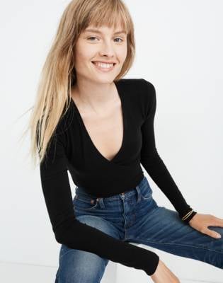 Madewell Wrap Thong Bodysuit