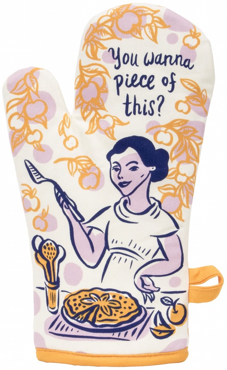 "You Wanna Piece of This?" Oven Mitt