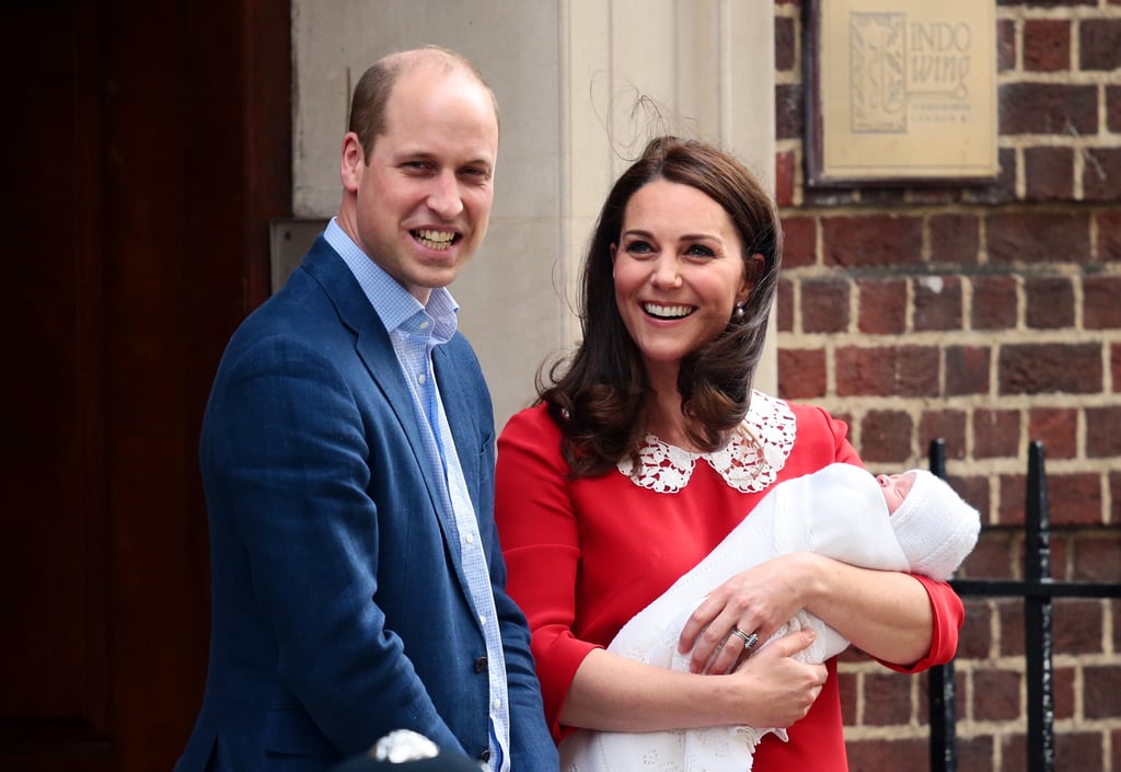 William and Kate Looked Like Rays of Sunshine While Introducing Their New Son
