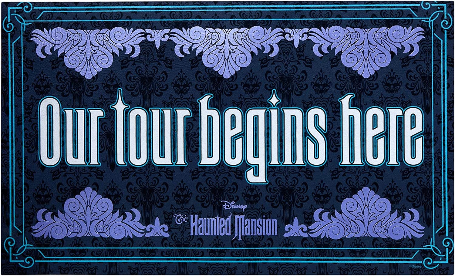 Haunted Mansion Spirit Halloween 2022 A Doormat Spirit Halloween Disney The Haunted Mansion Doormat Amazon Has A Section Filled With Disney Themed Halloween Products Popsugar Smart Living Photo 6