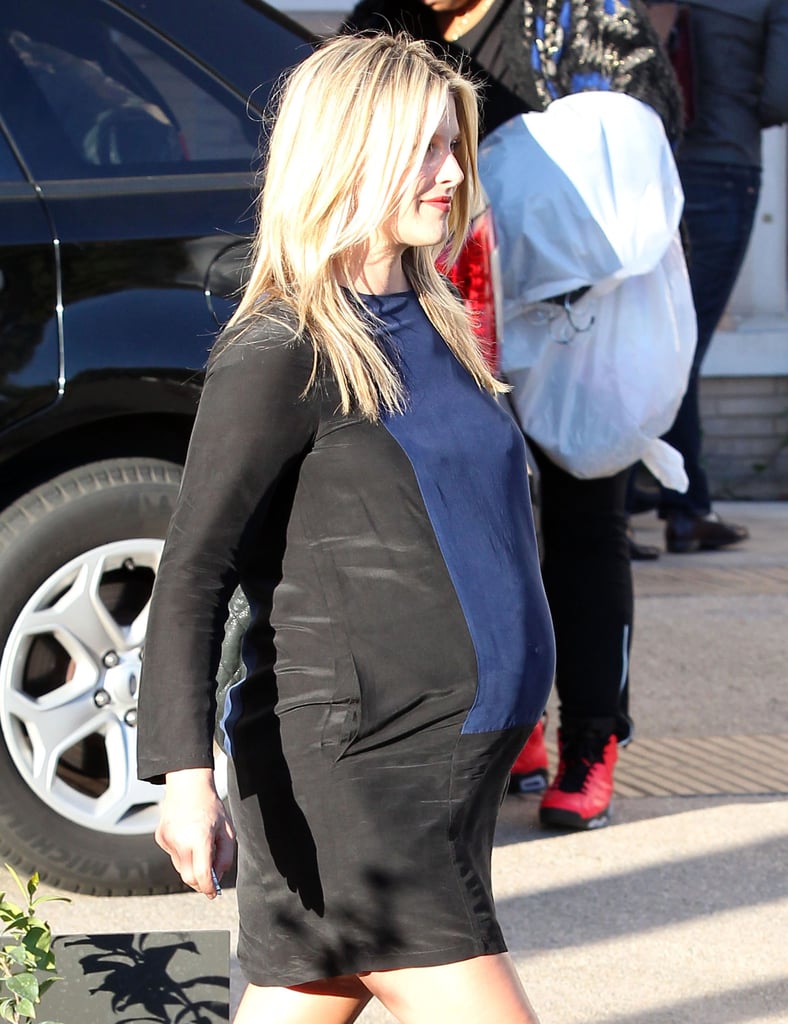 Pregnant Ali Larter stopped by Barneys New York in LA on Wednesday.