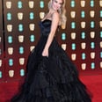 Once You See Lily James's Dress, You'll Understand Why She Had So Much Fun on the BAFTAs Red Carpet