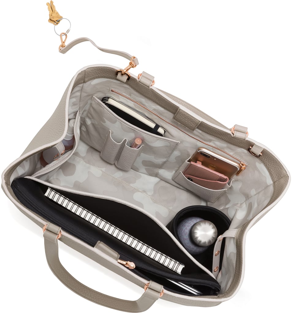 tote bag with drink holder