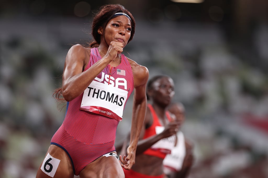 Gabby Thomas Runs 200m Semifinal at 2021 Olympics Gabby Thomas