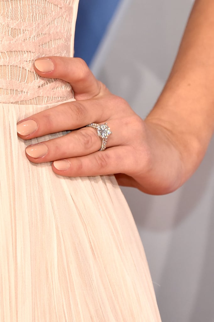 Her beautiful ring stole the spotlight.
