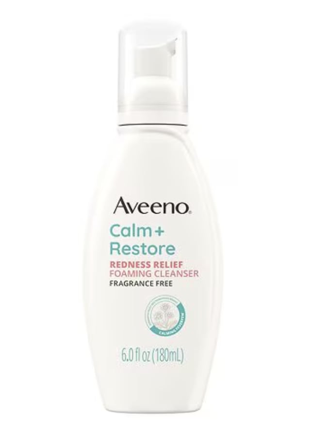Aveeno Calm + Restore Redness Relief Foaming Cleanser