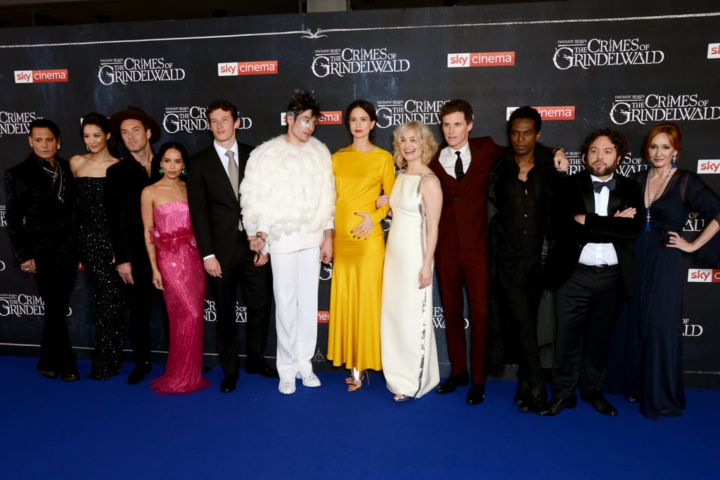 Zoë Kravitz Pink Gown at Fantastic Beasts 2 London Premiere