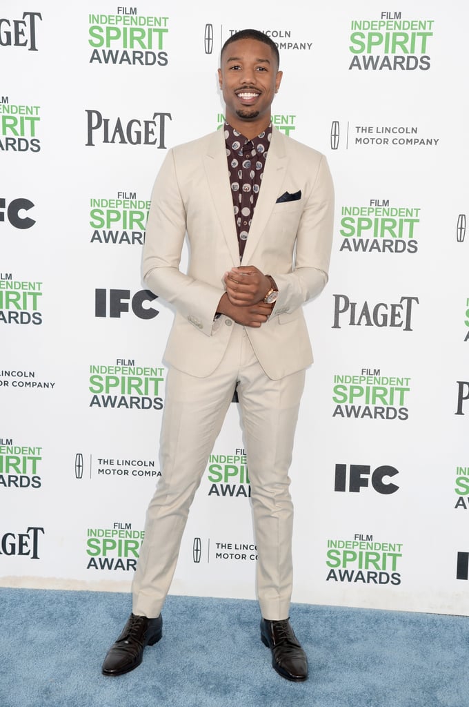 Michael B. Jordan at the Spirit Awards 2014