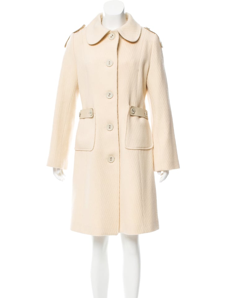 Mackage Wool-Blend Knee-Length Coat | Kate Middleton's Cream Jojo Maman ...