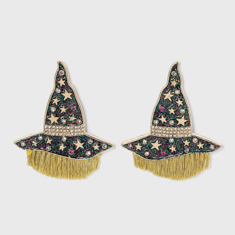A Bewitching Pair: Sugarfix by BaubleBar Starry Witch Hat Fringe Drop Earrings