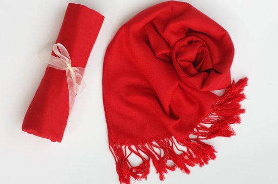red scarf