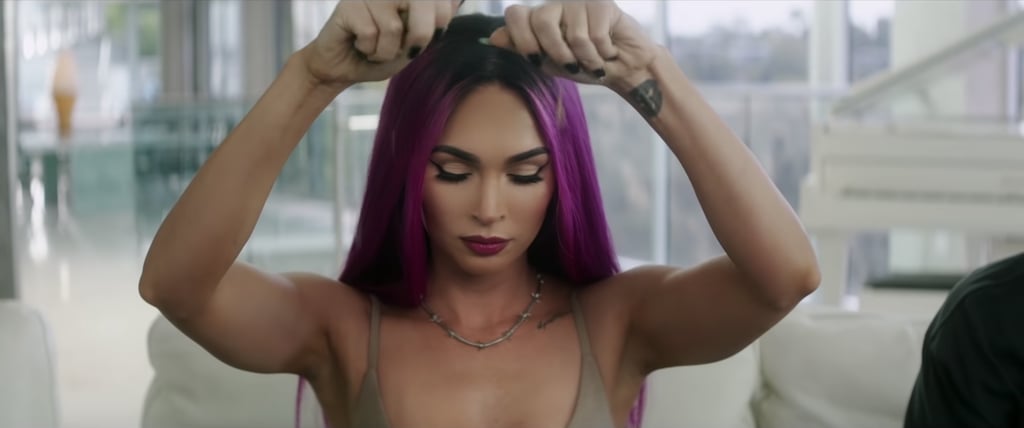 Megan Fox's Pink Hair Colour in Good Mourning
