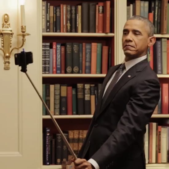 Barack Obama Using a Selfie Stick Video