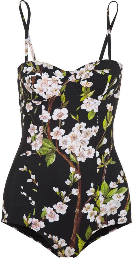 Dolce & Gabbana Printed Underwired Swimsuit ($650)