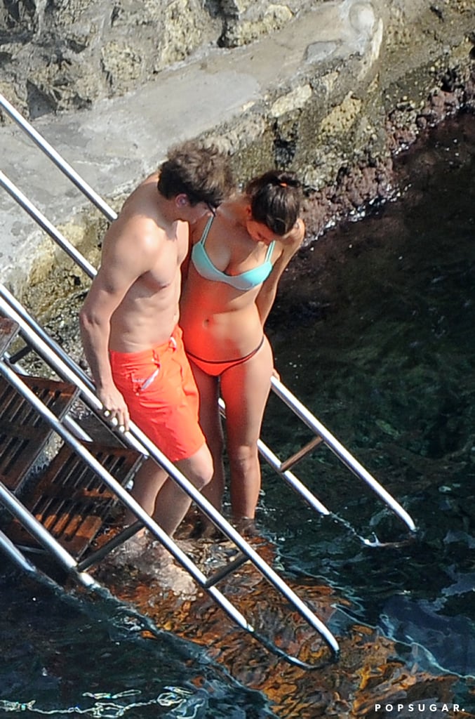 Bradley Cooper and Irina Shayk Beach PDA in Italy Pictures