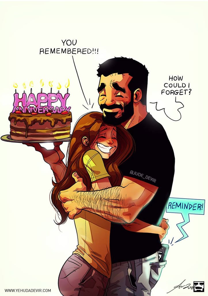 "Happy anniversary my love!"