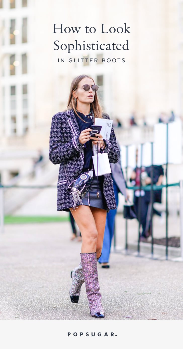 How to Wear Glitter Boots POPSUGAR Fashion Photo 18