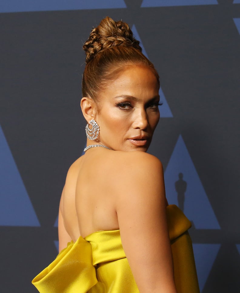 Jennifer Lopez's Braided Updo in 2019