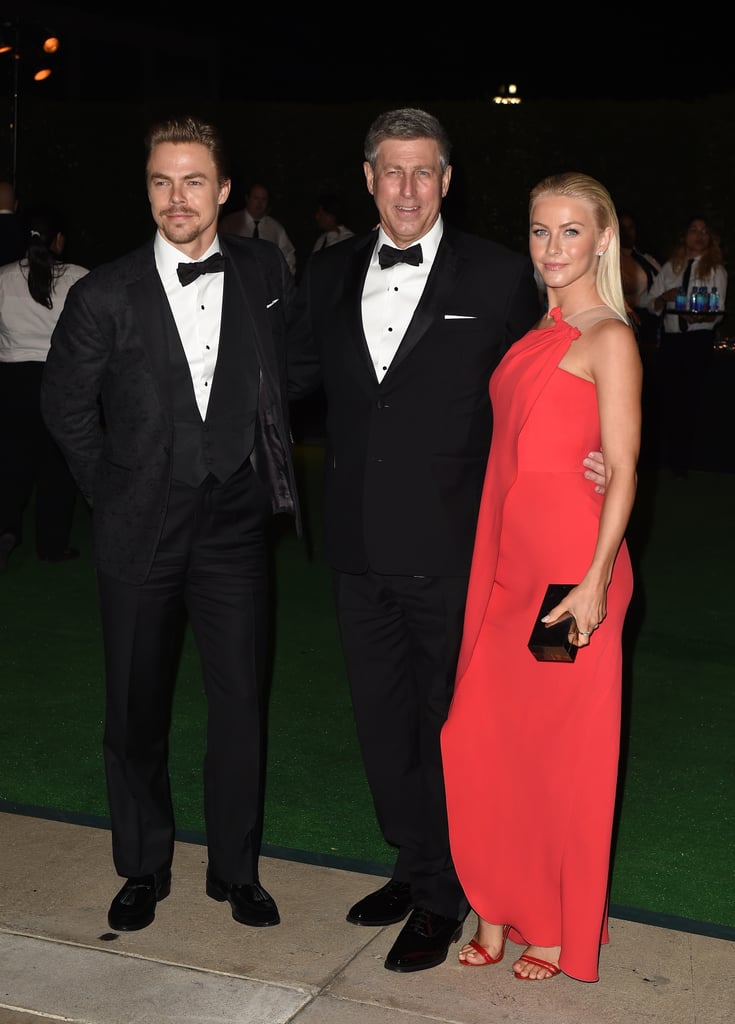 Pictured: Julianne Hough, Derek Hough, and Bruce Hough