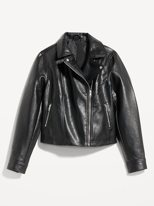 Old Navy Water-Resistant Faux-Leather Biker Jacket